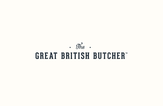 The Great British Butcher: horizontal logo
